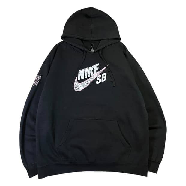 나이키 SB x 트레비스 스캇 반다나 페이즐리 스우시 후드티 