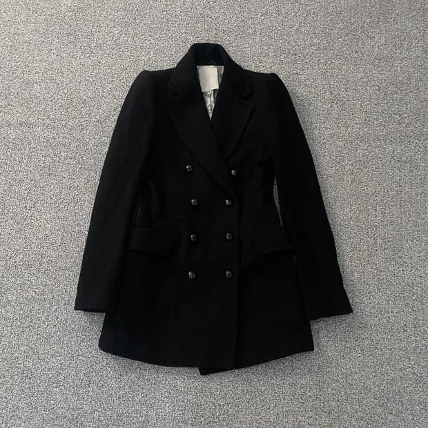 0 오즈세컨 여성 여우털 울 코트 0304S1