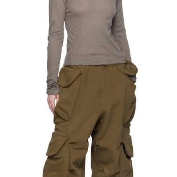 엔타이어스튜디오 헤비 고카 팬츠 카멜 L