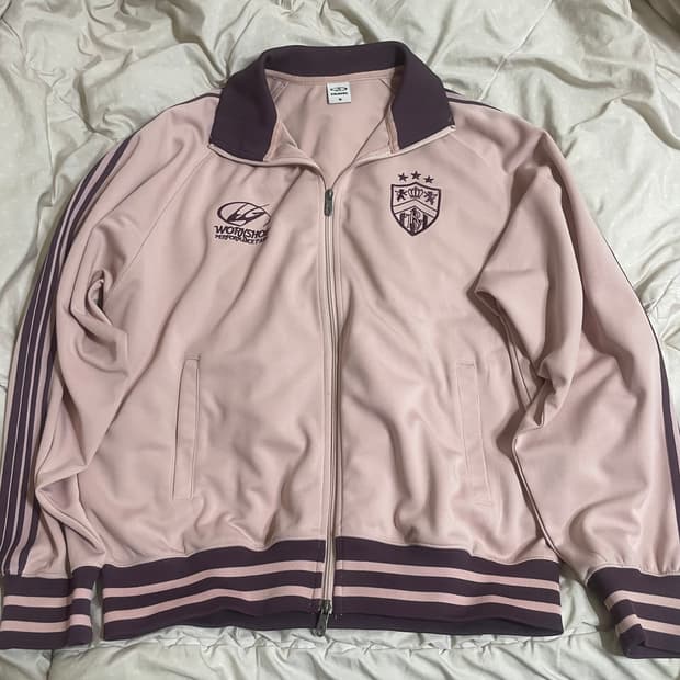 트래블 져지 트랙 자켓 핑크 M