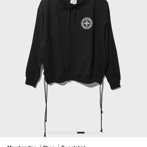 펀치드렁크파티즈 Oversized Collar Sweatshirt