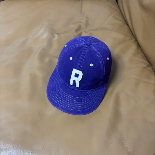 Polo 폴로 랄프로렌 워시드 트윌 퍼플 6패널 볼캡 모자 Purple