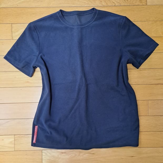 PRADA NAVY FLEECE WINTER T-SHIRT