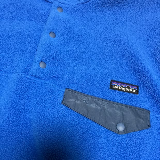 파타고니아 헤비 신칠라 스냅티 m 블루