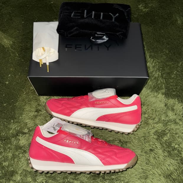 [270-280] 푸마 X FENTY 펜티 아반티 클럽 퀼티드 레드 검