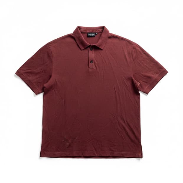 조르지오 아르마니 버건디 폴로반팔티 58