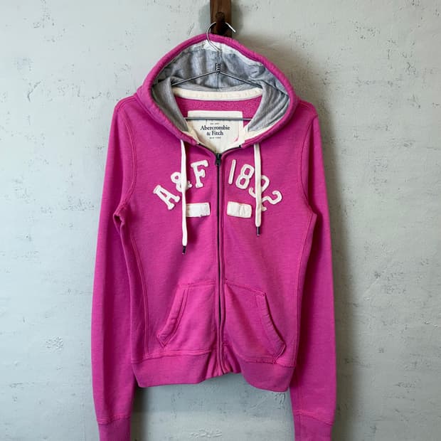 아베크롬비 빈티지 y2k 핑크 후드집업