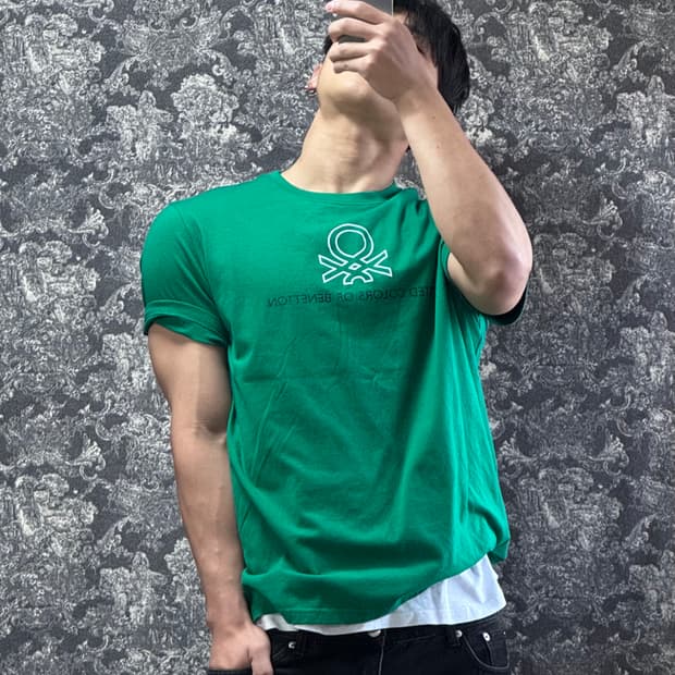 jnited colors of benetton 베네통 프린팅 반팔