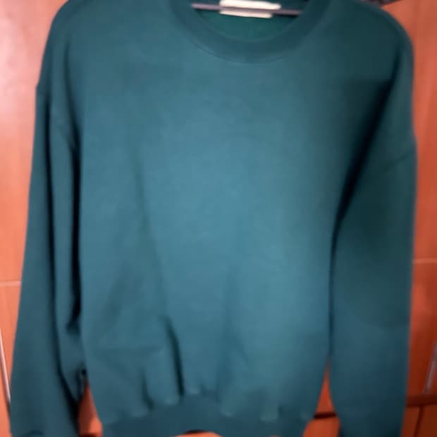 토마스모어 데일리 스웻셔츠 틸그린