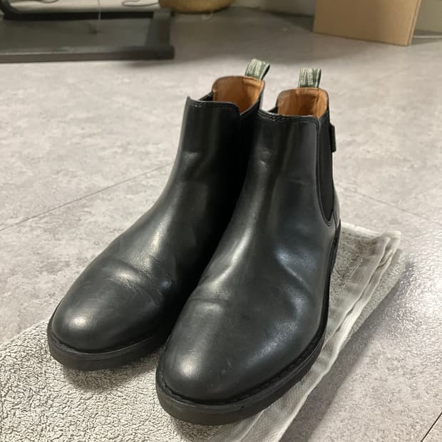 폴로 랄프로렌 첼시 부츠 블랙 255