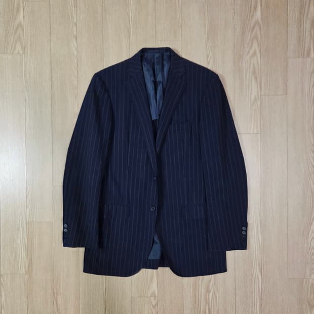 인터네셔널 갤러리 빔즈 네이비 스트라이프 블레이져