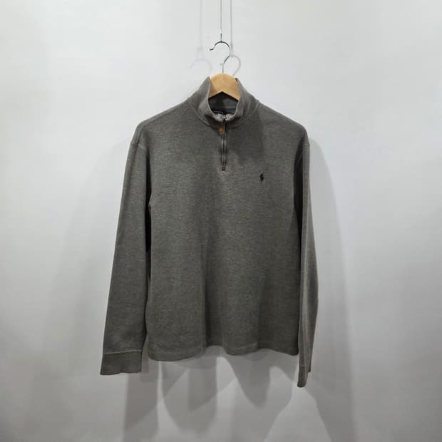 폴로랄프로렌 코튼 풀오버 하프집업 M