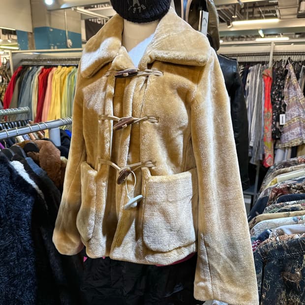 VINTAGE 빈티지 베이지 떡볶이코트💯