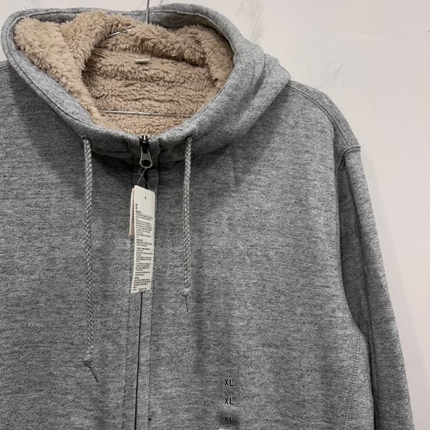 유니클로 보아스웨트 풀집업 기모 후드티