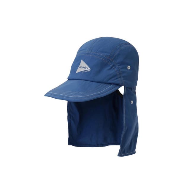 그라미치 X 앤드 원더 브러시드 나일론 선쉐이드 캡 블루