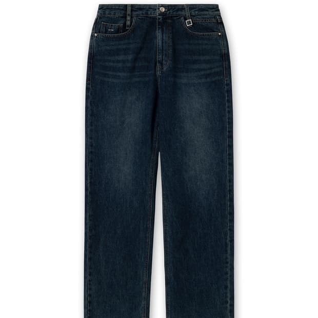 정품 우영미 블루 뉴 스트레이트 데님 팬츠 새제품 48사이즈