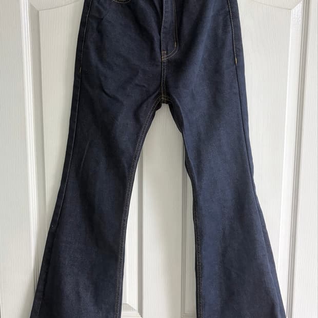 open yy belted  bootcut