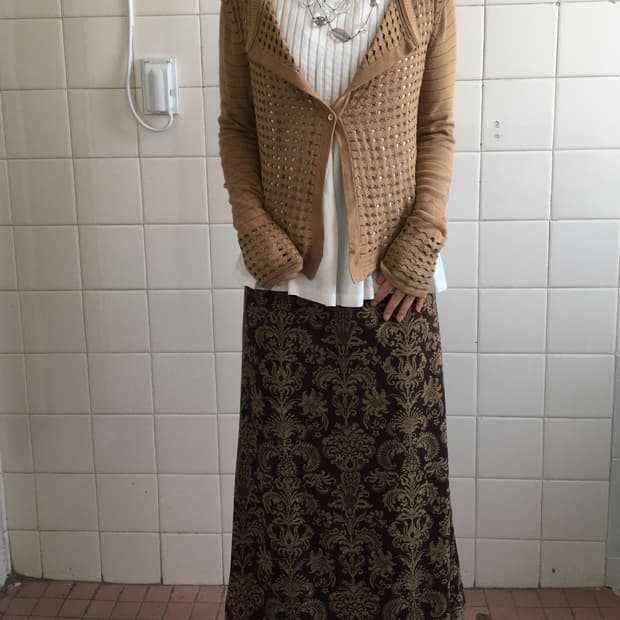 Hiroko bis punching cardigan