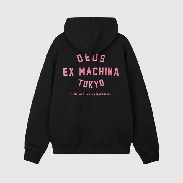 [S] 데우스엑스마키나 도쿄 어드레스 콜리지 후드집업 새상품