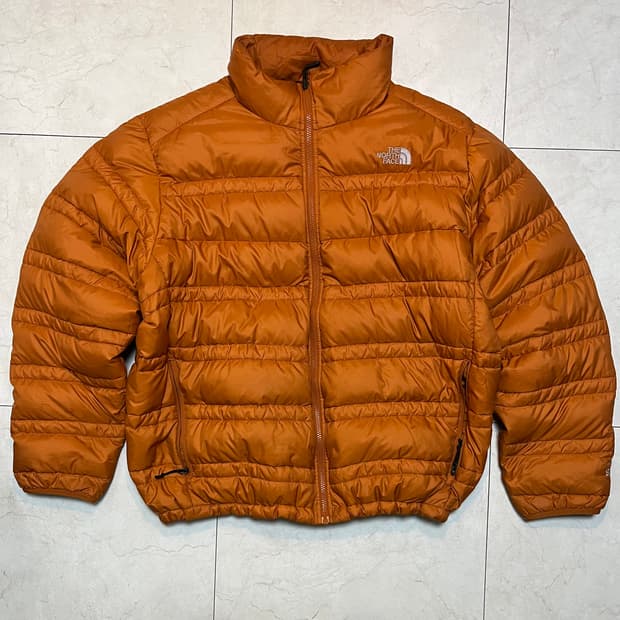 노스페이스 550 리버시블 패딩 딥 오렌지 xl