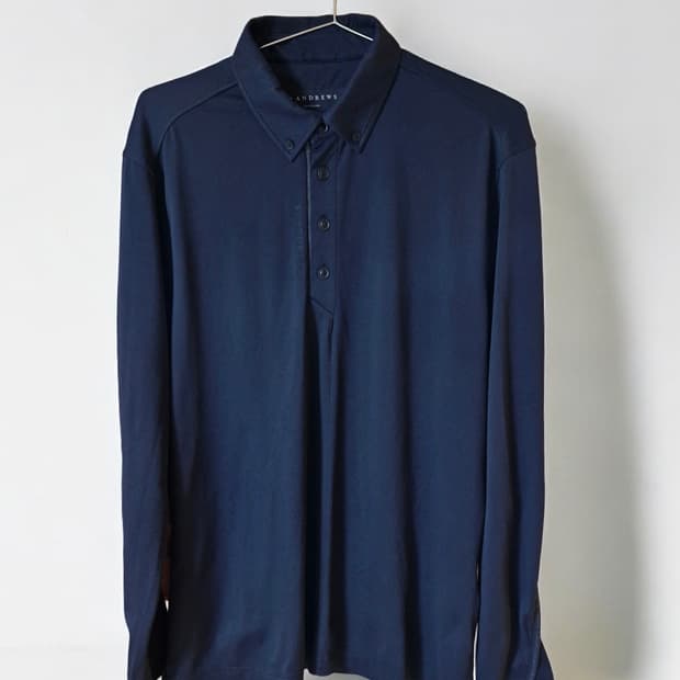 ST.ANDREWS 기능성 긴팔 티셔츠 블랙 105