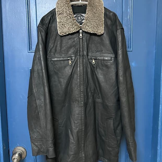 GUESS 양가죽자켓 105사이즈 L사이즈