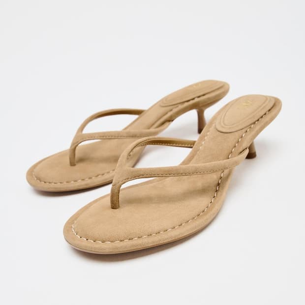 자라 스웨이드 힐 zara 37