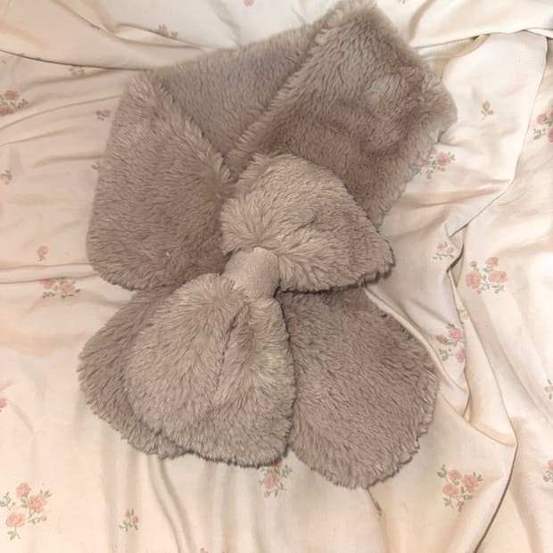 일본빈티지 갸루 리본 목도리 머플러