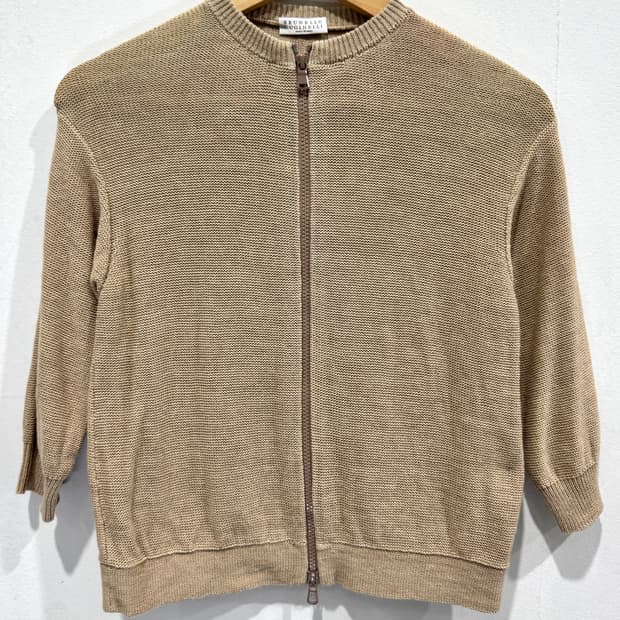 브루넬로 쿠치넬리 여성 면 니트 가디건