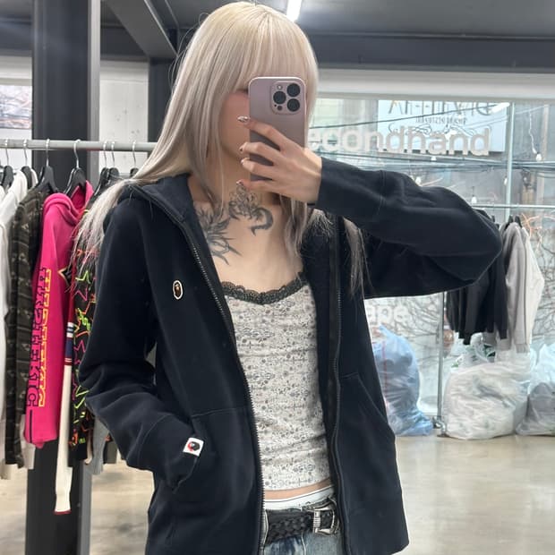 베이프 원 포인트 풀집업