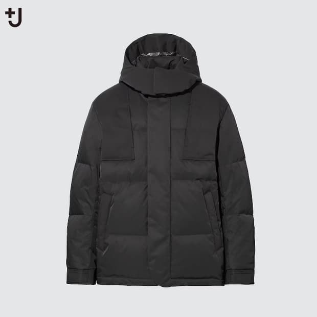 [M] 유니클로 x 질샌더 +J다운 오버사이즈 파카 블랙