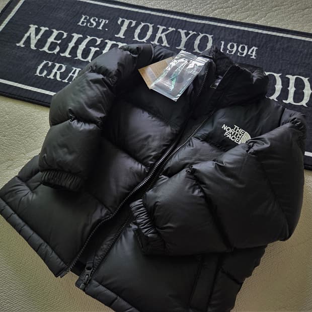 노스페이스 키즈 1996 눕시 RDS 다운 자켓 블랙 130 팝니다.