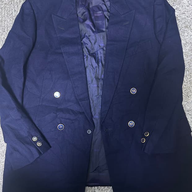 영국제 도미유원단 더블 블레이저 사이즈 105