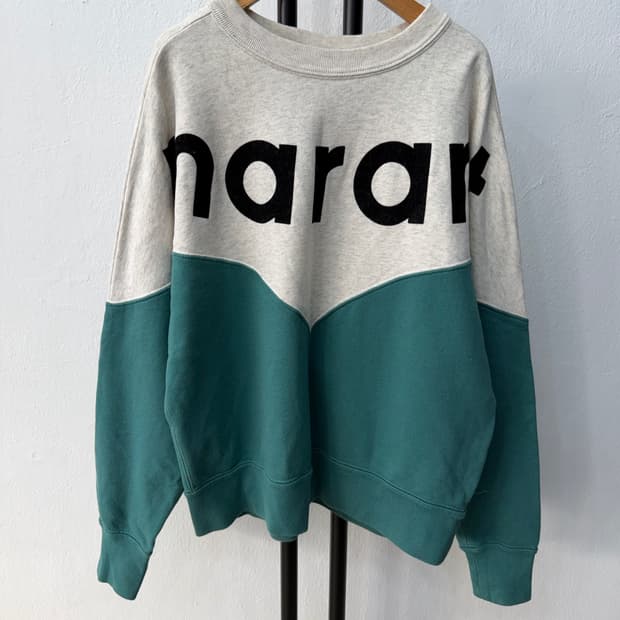 정품) 이자벨마랑 오버핏 여성 맨투맨 36