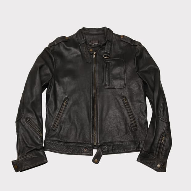 [L] 펄프픽션 양가죽 라이더 자켓