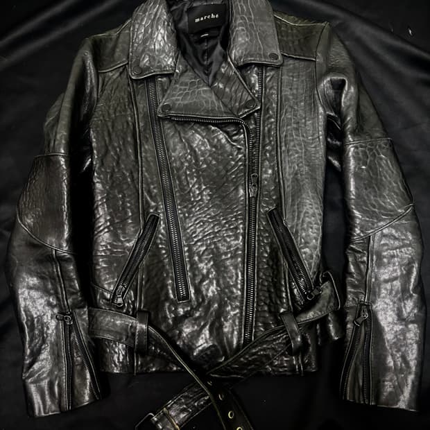 [Marche Leather] V-Kei Crocodile Design 