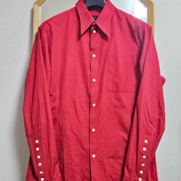 장폴고티에 옴므 셔츠 레드