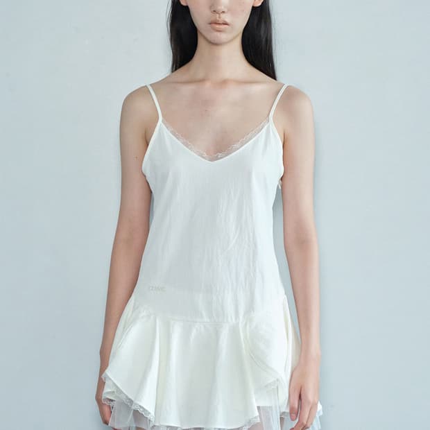 세릭 원피스 lace frill dress