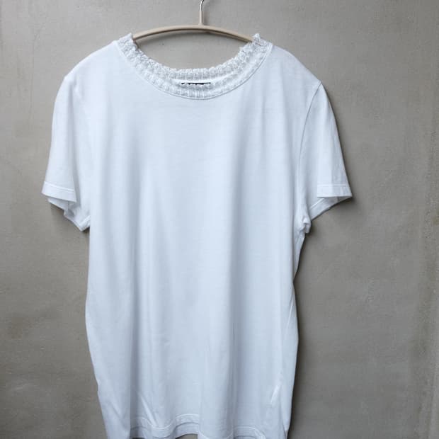 A.P.C 레이스 반팔 티셔츠 S