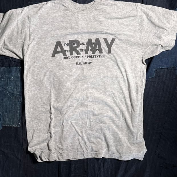 00's U.S Army 'Spec.' 스텐실 IPFU 티셔츠 L