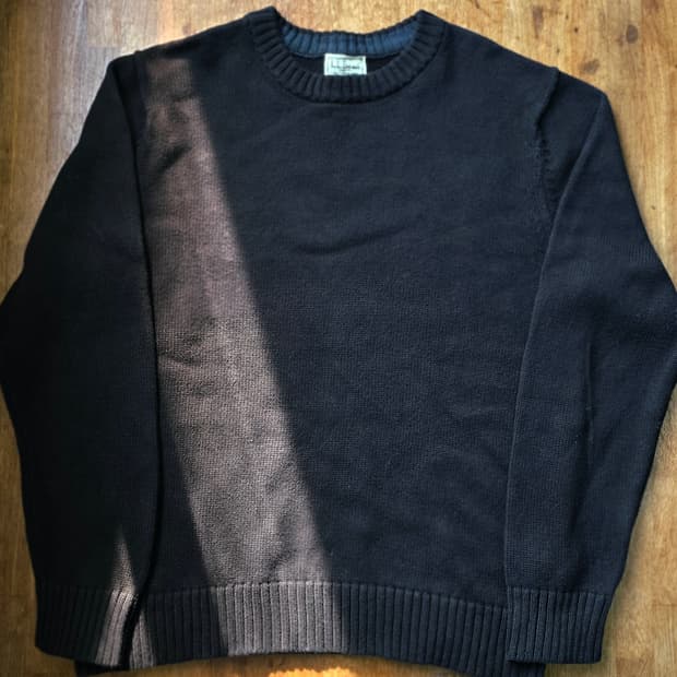 L.L.Bean 블랙 니트 M 일본 발매 