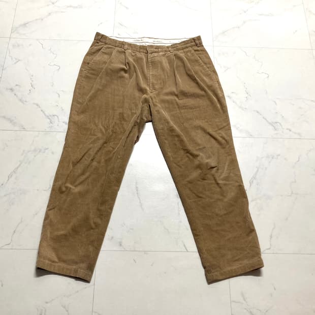 90s 입생로랑 옴므 투턱 코듀로이 팬츠 36-38