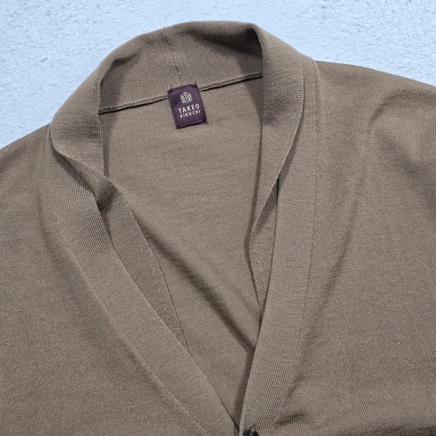 타케오 키쿠치 브라운 가디건 100사이즈