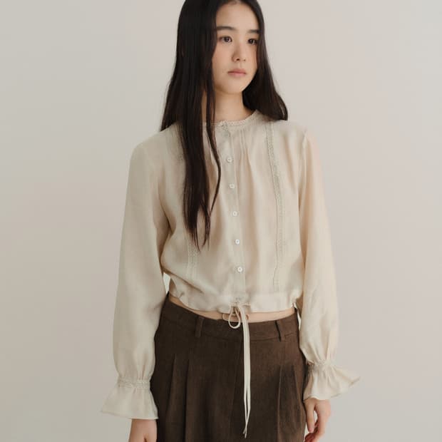 (새상품) 호와스 Howus 블라우스 Elysee Blouse