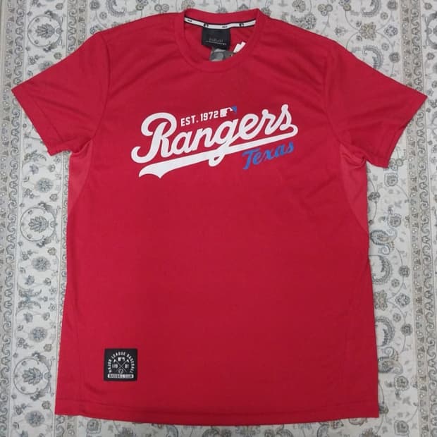(새상품) MLB 텍사스 레인저스 반팔티 90 (44반-55)