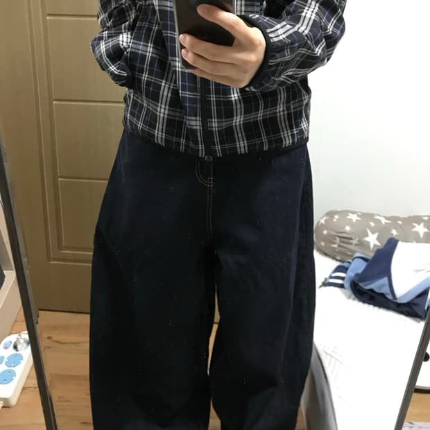 논페이드 생지데님
