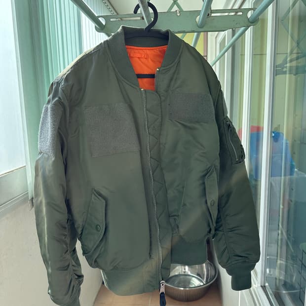 알파인더스트리 ma-1 올리브 미디움