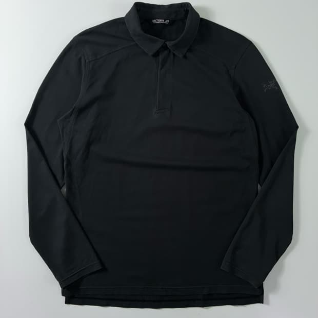 Arc'teryx  아크테릭스 캡티브 LS 블랙 티셔츠 