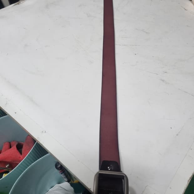 천연 소가죽 수제 캐주얼 벨트 새제품