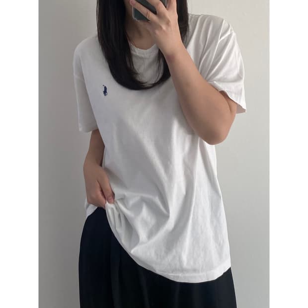폴로 브이넥 반팔티